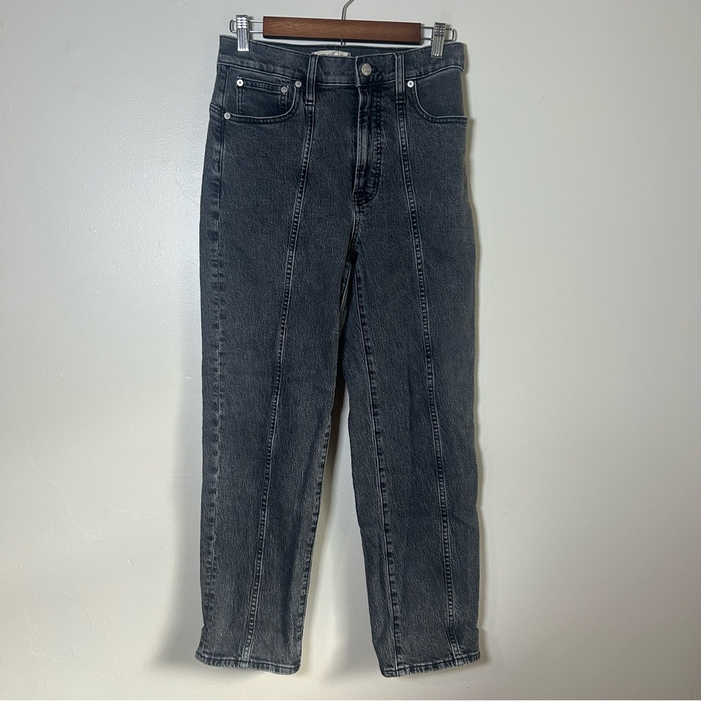 Madewell The Perfect‎ Vintage Straight Leg Jeans Charcoal Gray Size 27